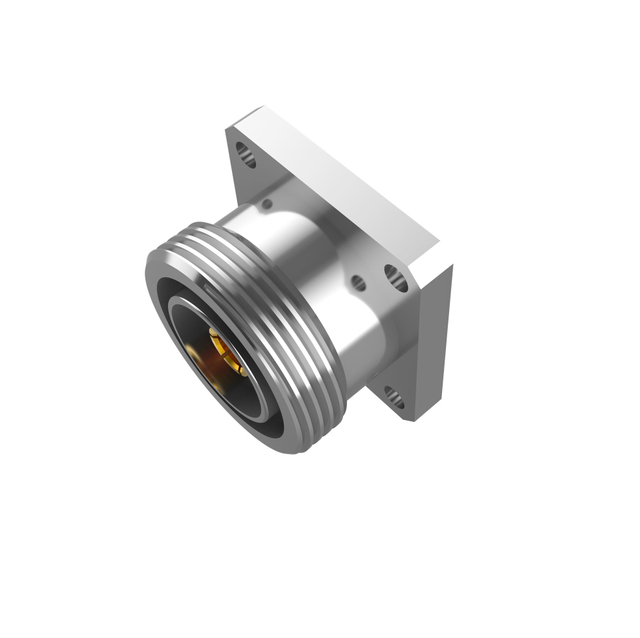 7/16 Connector Female 4 Hole Flange Straight For Microstrip