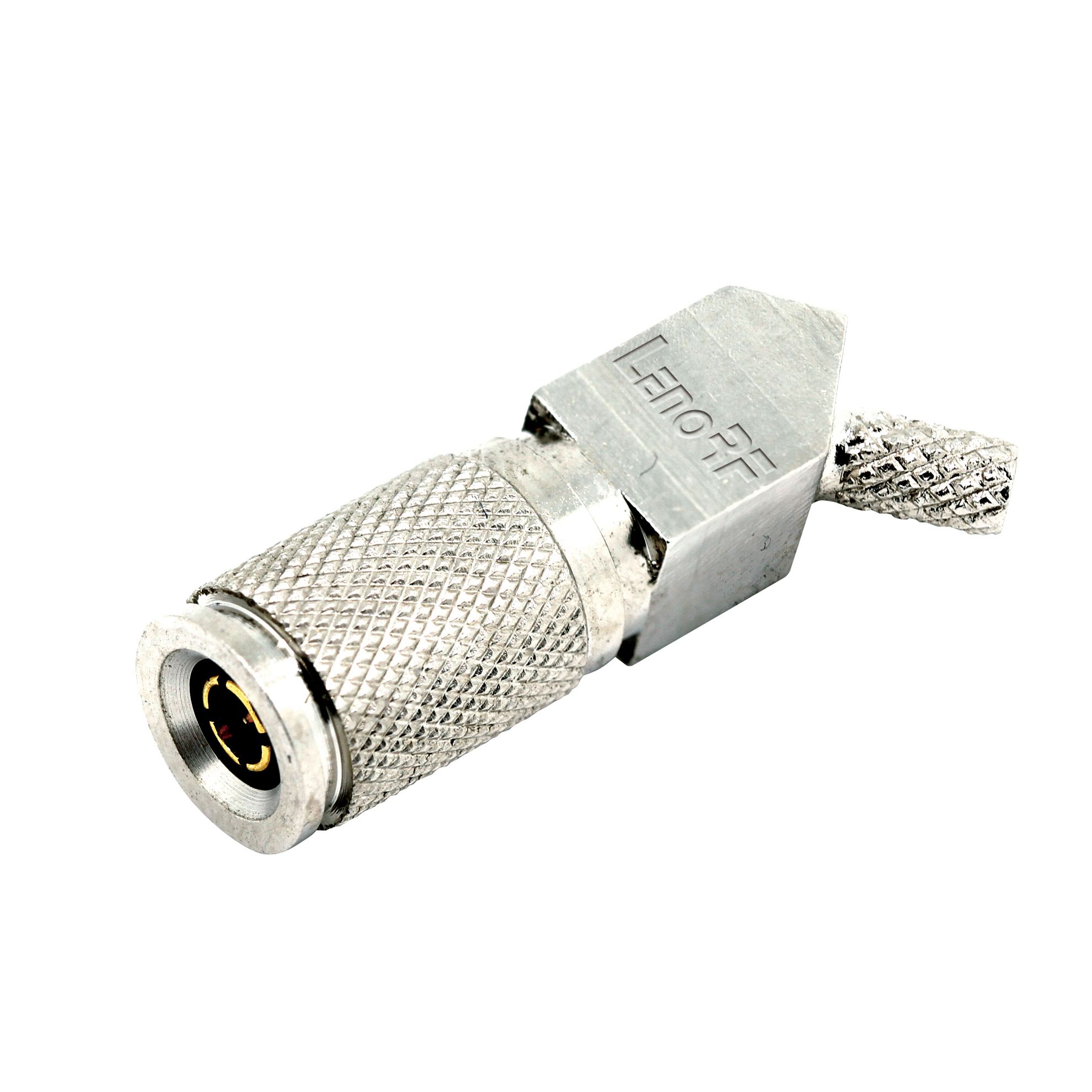 1.0/2.3 Connector Plug Right Angle Crimping For ST121 Coaxial Cable