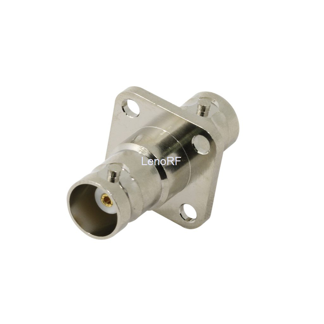 BNC JACK TO JACK FLANGE MOUNT RF ADAPTOR