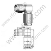 TNC Connector Male Clamp Right Angle For RG213 Cable