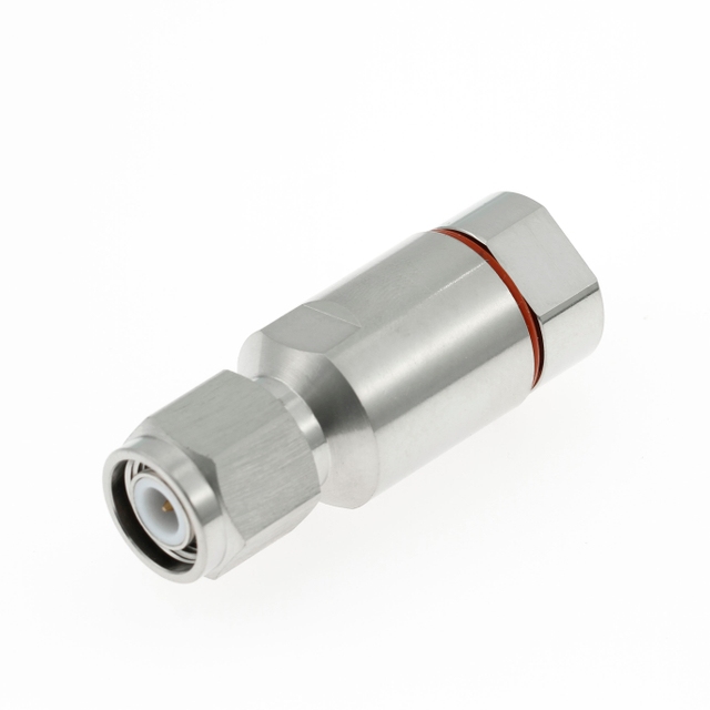TNC Connector Plug Clamp Straight For 3/8" Flexible Cable