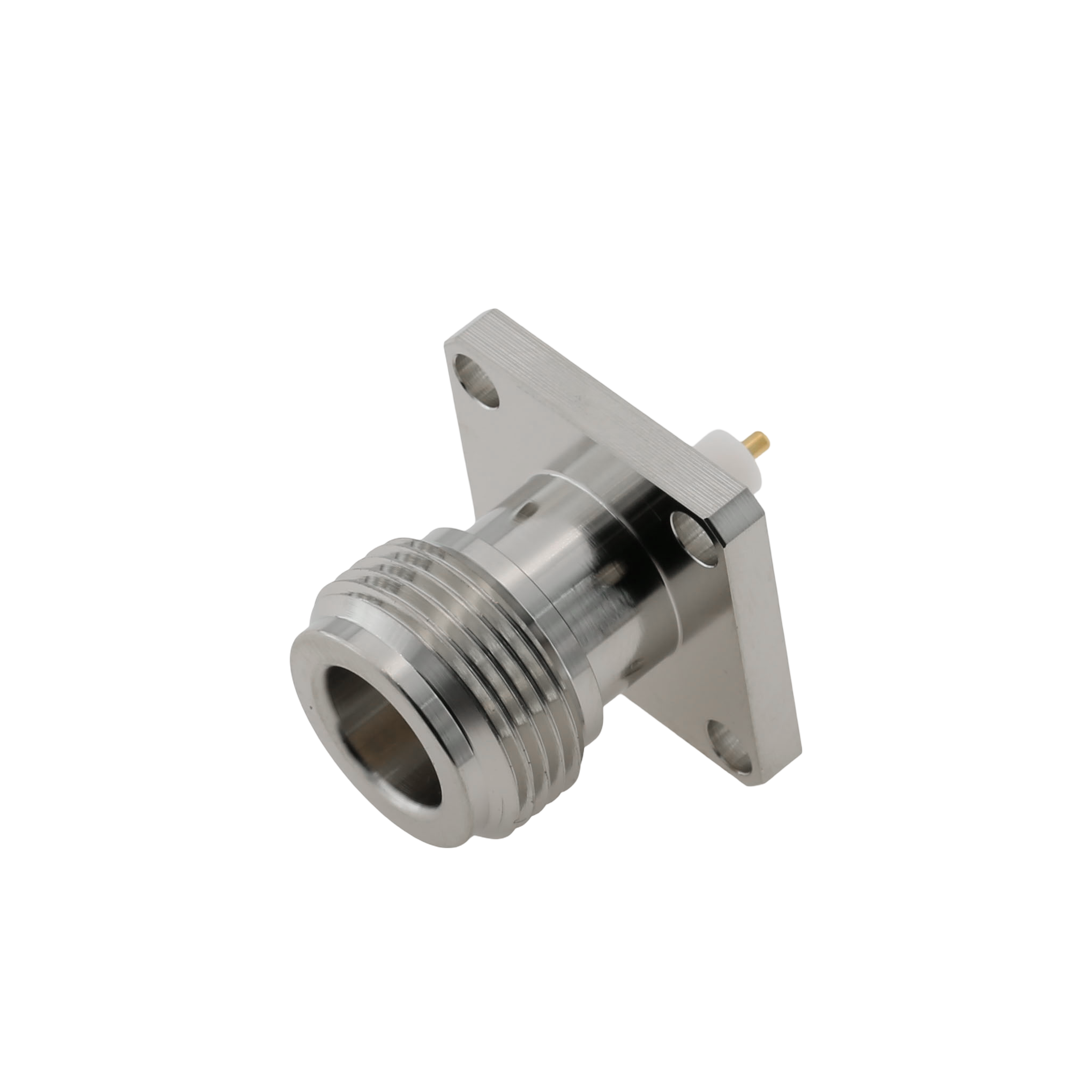 Type-N Female Connector Flange For PCB 