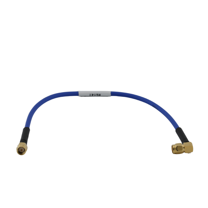 SMA Male Straight To SMA Male Right Angle For Semi-flex 086 ,RG405 Cable Assembly 