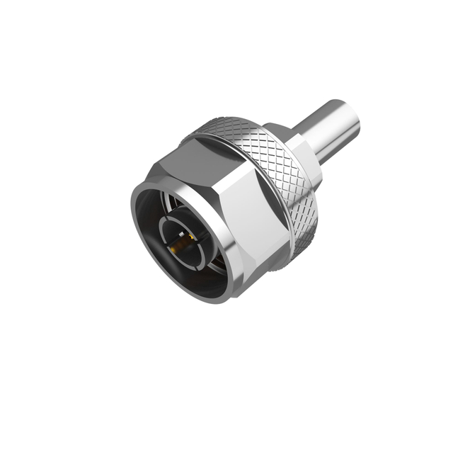 N Connectors Plug Straight Crimping For RG142 Coaxial Cable