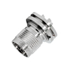 N Connector Plug Straight For PCB Edge Mount