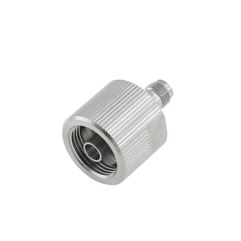 NMD 1.85mm Jack To 2.4mm Jack Stainless Steel Body Straight Adapter