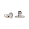 2.92mm Jack Connector Straight Rectangle Flange Solder For Microstrip