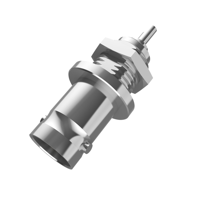 BNC Connector Female Bulkhead Straight Panel Mount