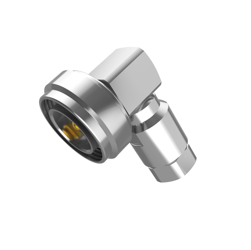 7/16 Connector Plug Clamp Right Angle For 1/2" Flexible Cable
