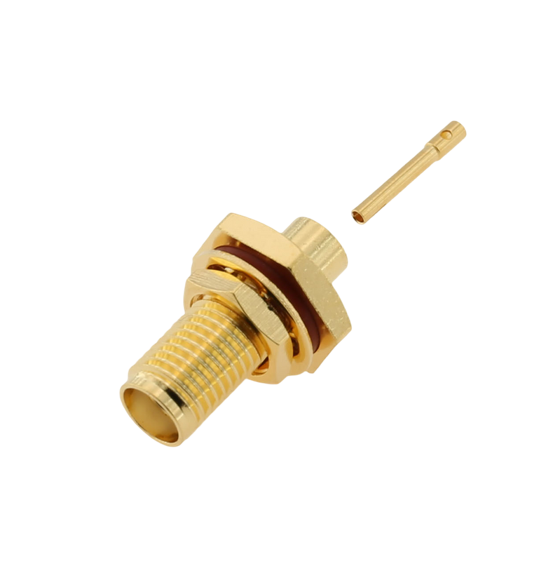SMA Jack Connector Straight Crimping For .141 Cable