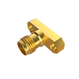 SMA Connector Jack 4 Hole Flange For Microstrip With Tap