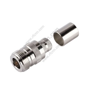 N Connector Female Straight Crimp For LMR400 Cable