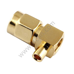 SMA Connectors Male Solder Right Angle For RG405 RF Cable