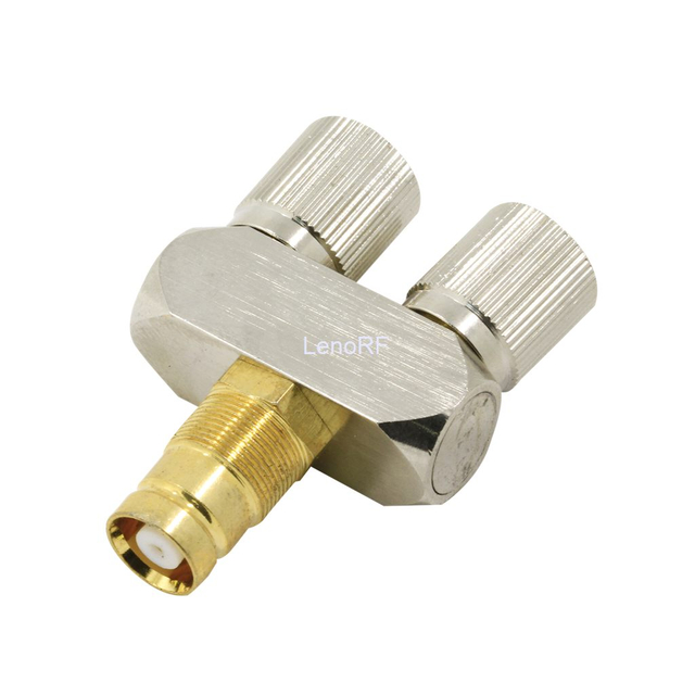 L9 PLUG TO JACK T TYPE RF ADAPTOR