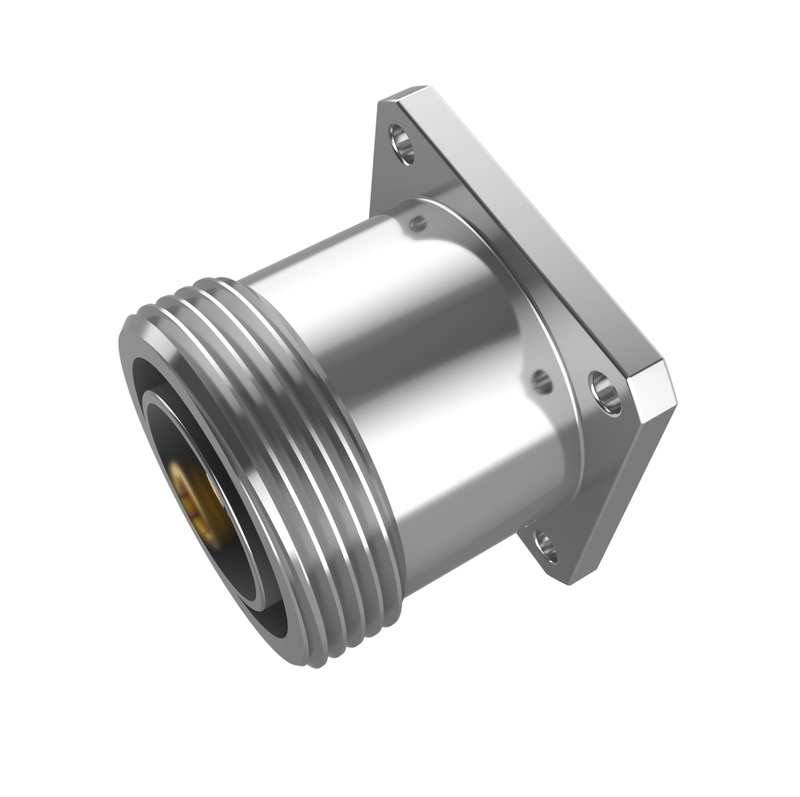 7/16 Connector Jack 4 hole Flange Solder For RG401 Cable