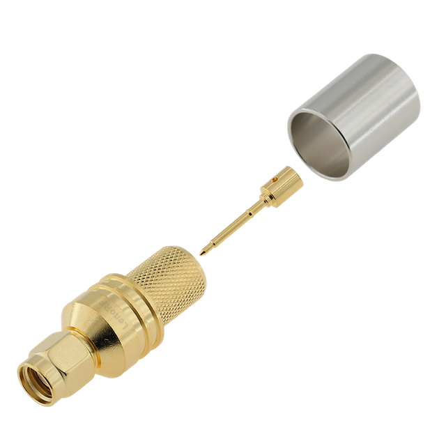 SMA Plug Connector Straight Crimping For RG8 Cable